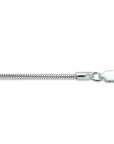 armband slang rond 2,0 mm zilver wit - PansiteNederland.nl