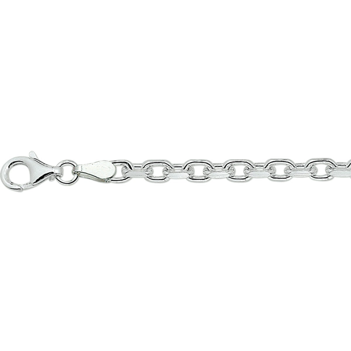 Zilver Wit Anker 3,7 mm 1002365 - PansiteNederland.nl