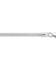 Zilver Wit Armband Slang Rond 2,4 Mm 18,5 Cm 1002375 - PansiteNederland.nl