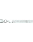 armband plat 4,5 mm zilver wit - PansiteNederland.nl