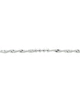 Zilveren Armband singapore en bolletjes 3,0 mm 18 cm - 1002511