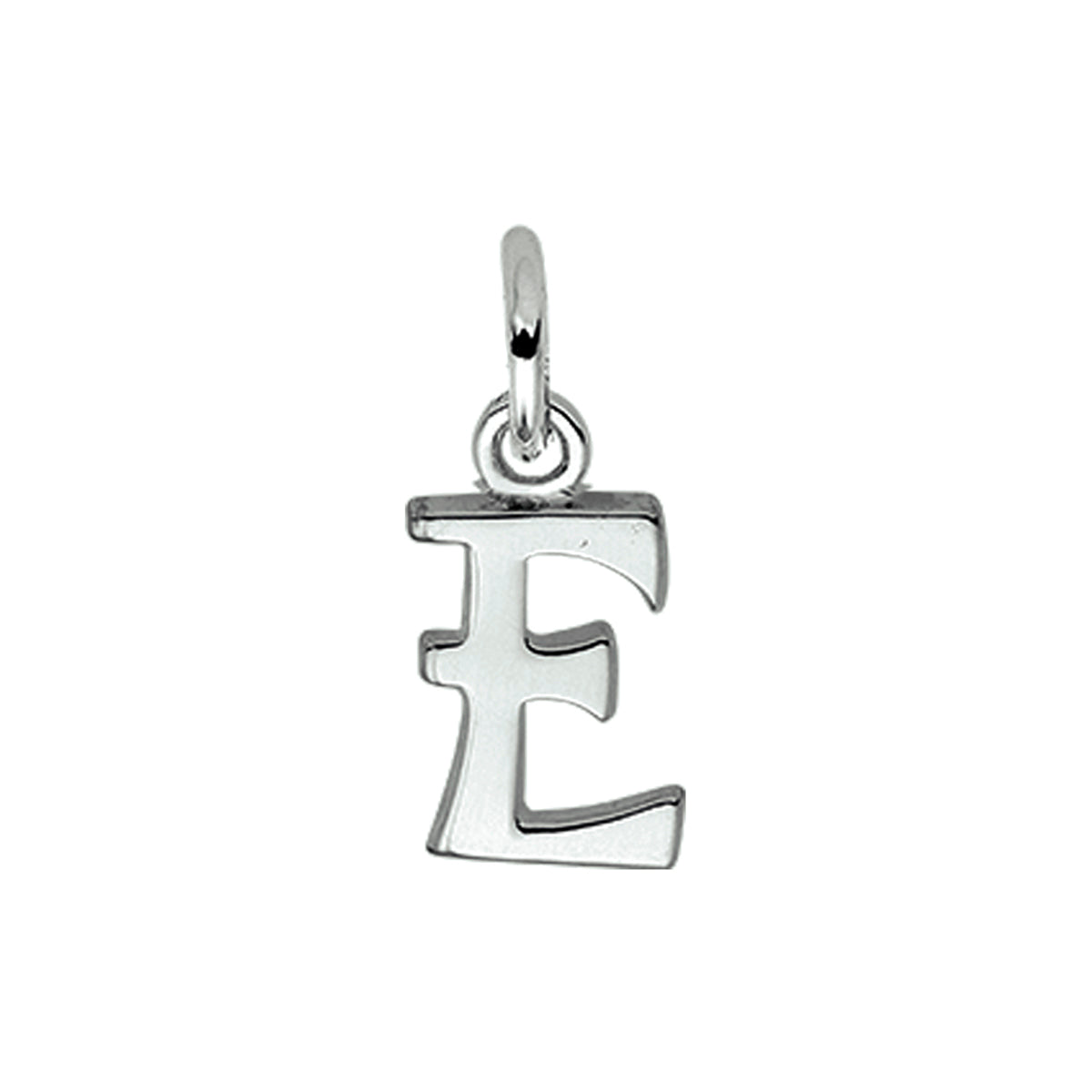 Fantasy Collection Hanger letter E 12,5 mm zilver - PSN1002765