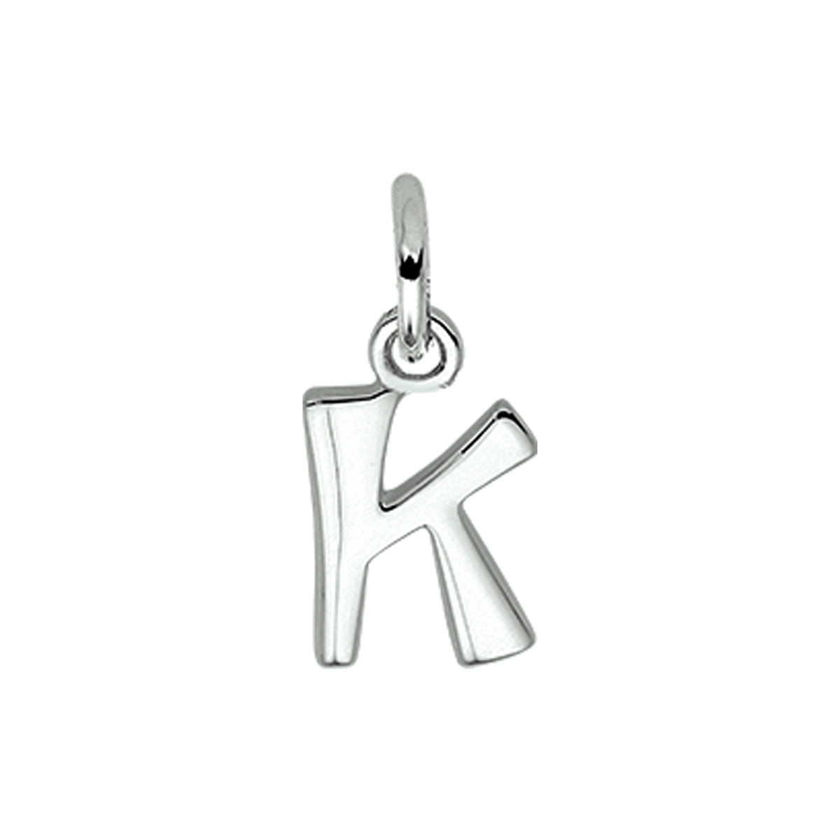 Fantasy Collection Hanger letter K 12 mm zilver - PSN1002773