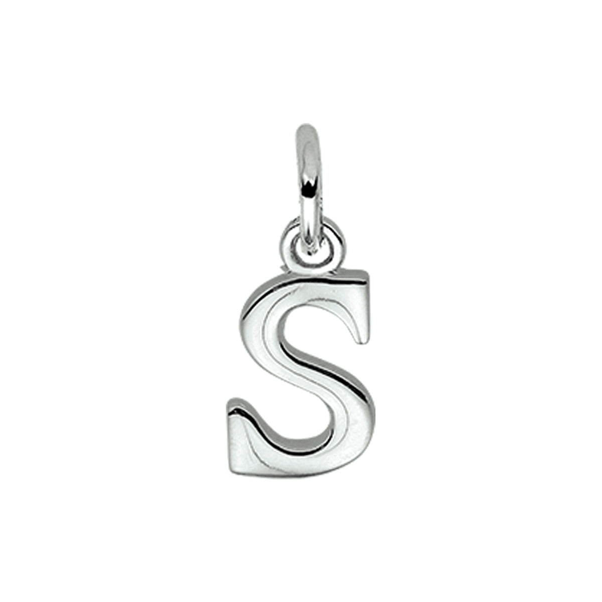 Fantasy Collection Hanger letter S 12,5 mm zilver - PSN1002781
