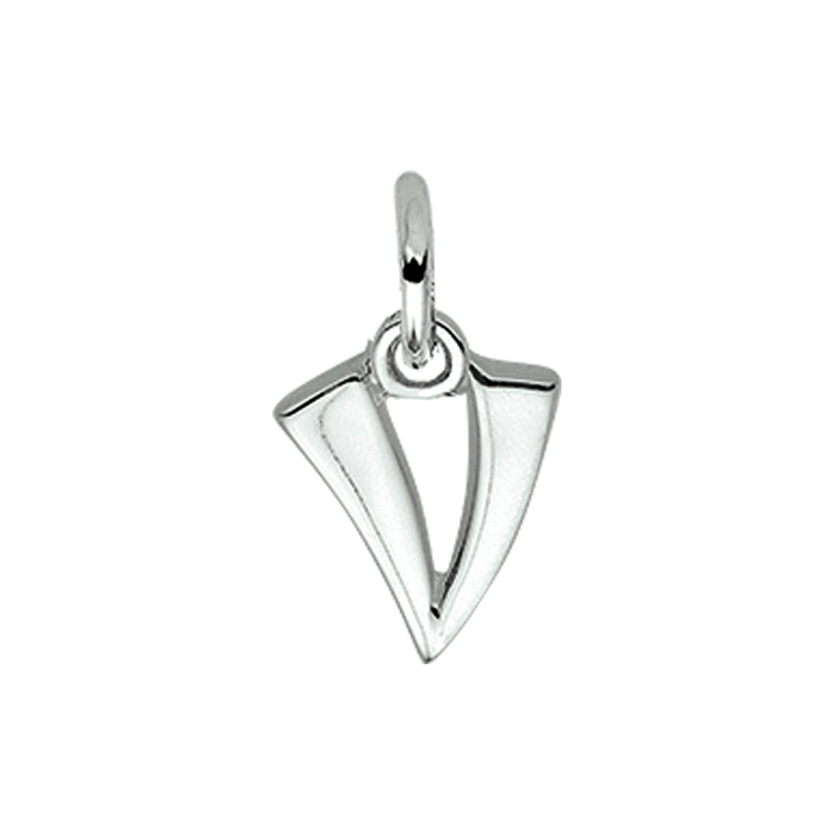 Fantasy Collection Hanger letter V 11,5 mm zilver - PSN1002785