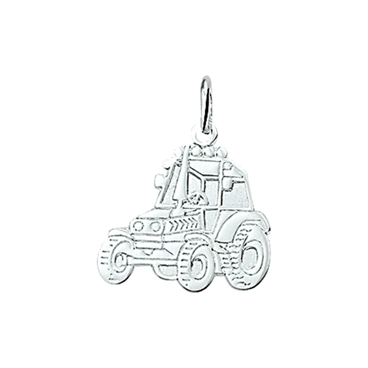 Zilveren hanger traktor - PSN1003267 - PansiteNederland.nl
