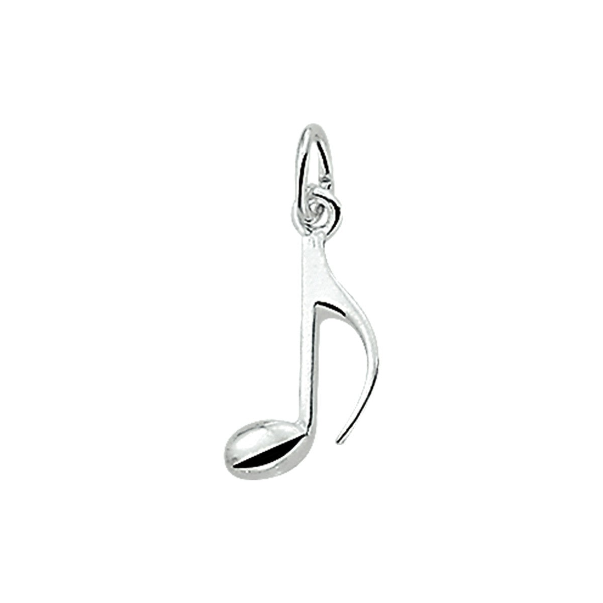 zilver hanger muzieknoot 1003390 - PansiteNederland.nl