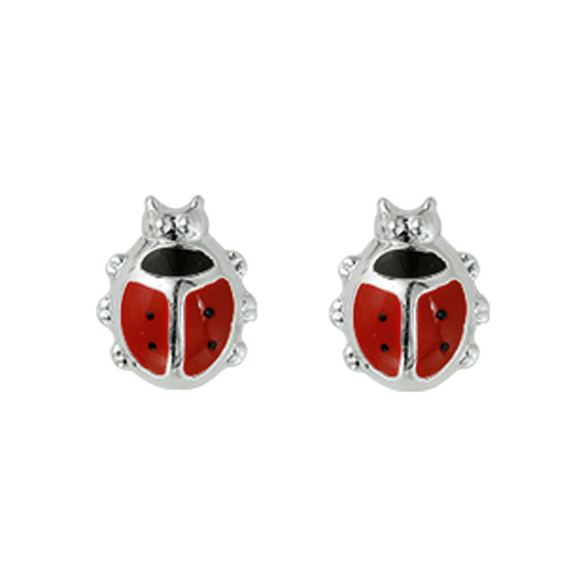 Zilver Oorknoppen Lieveheersbeestje 1003434 - PansiteNederland.nl