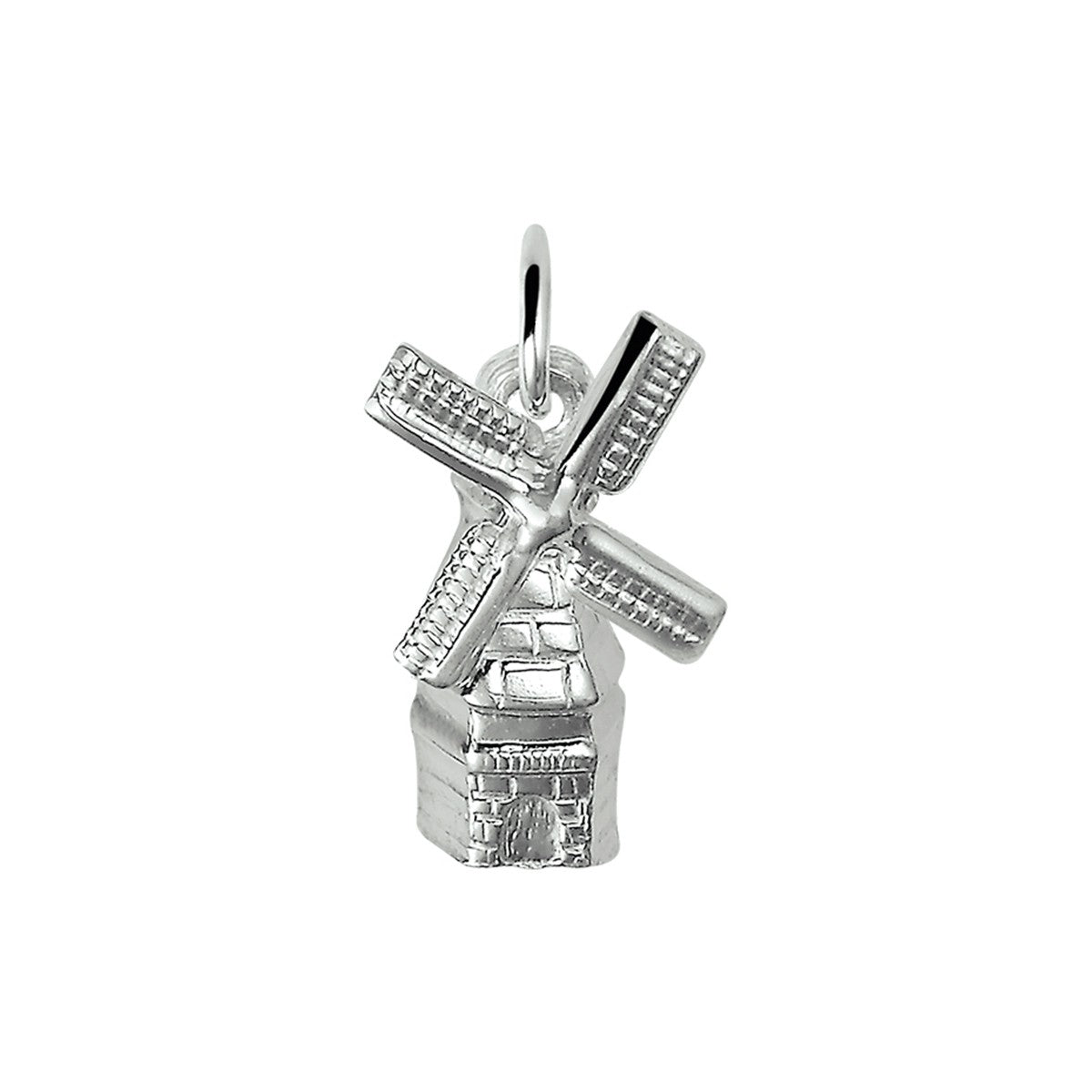 zilver hanger molen beweegbaar 1003464 - PansiteNederland.nl