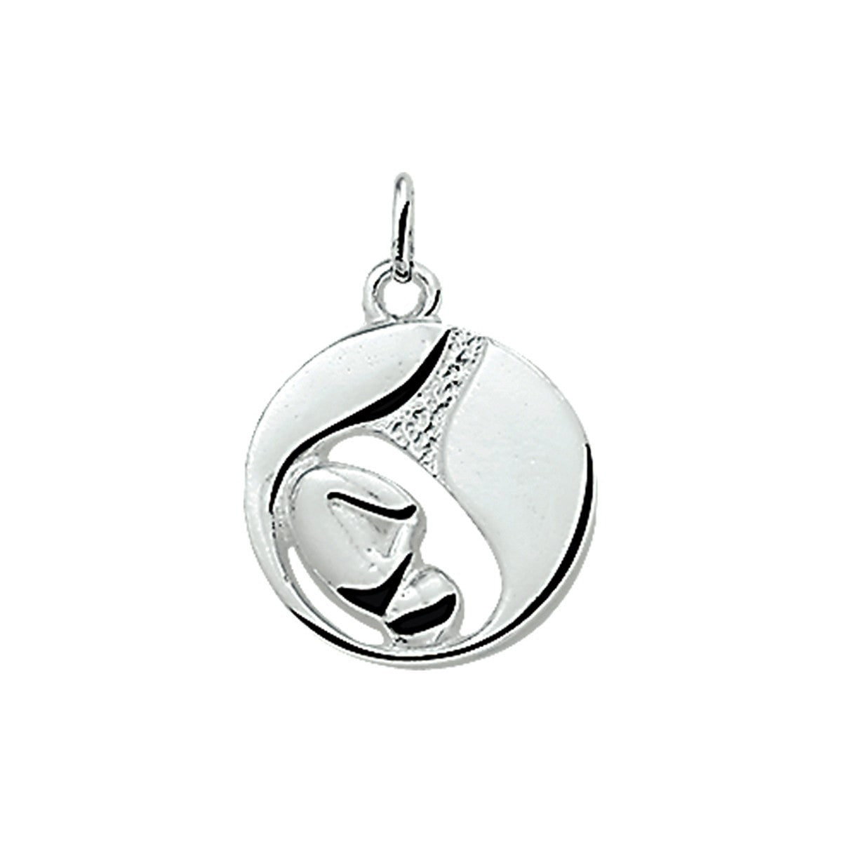 zilver hanger foetus 1003478 - PansiteNederland.nl
