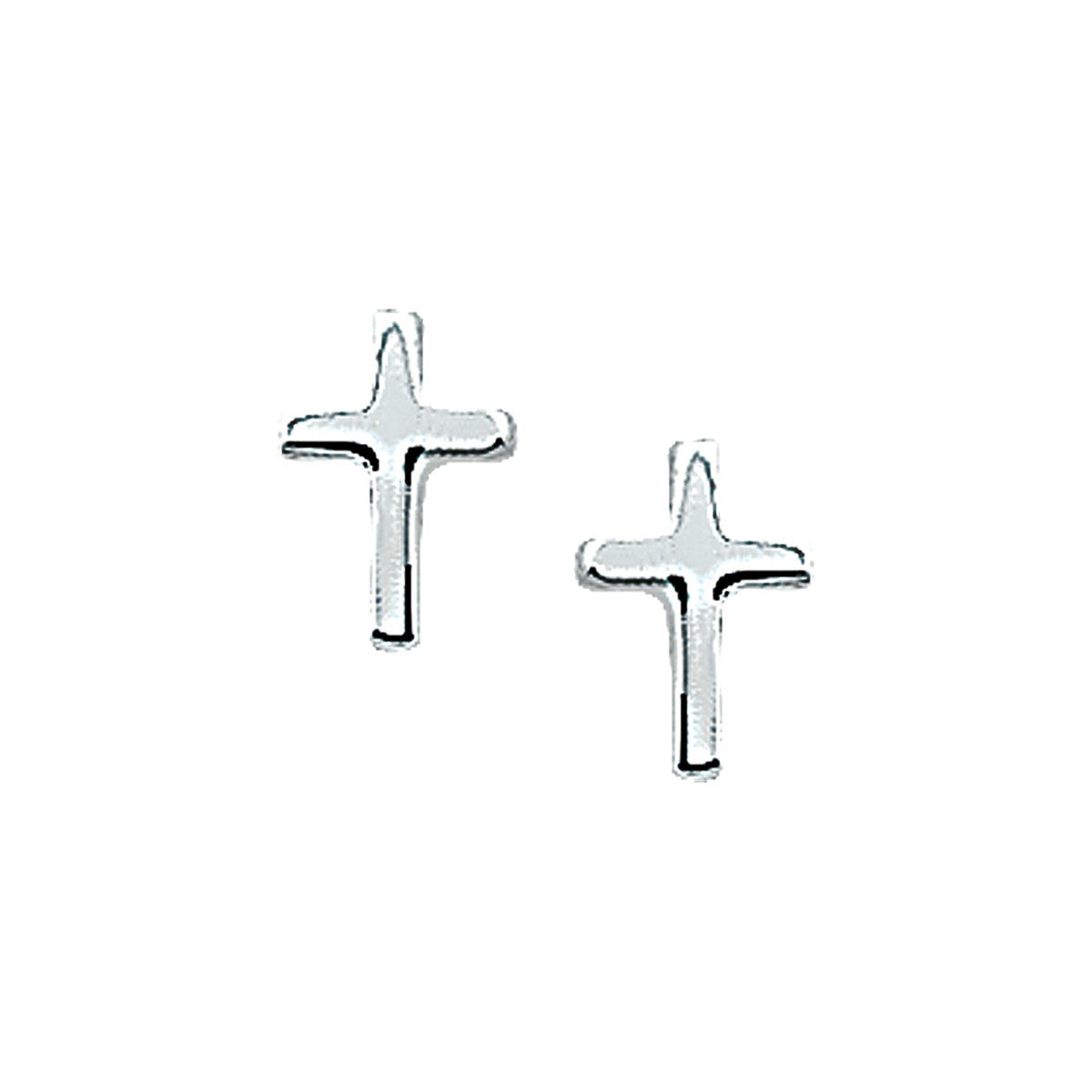 Zilver Oorknoppen Kruis 1003594 - PansiteNederland.nl