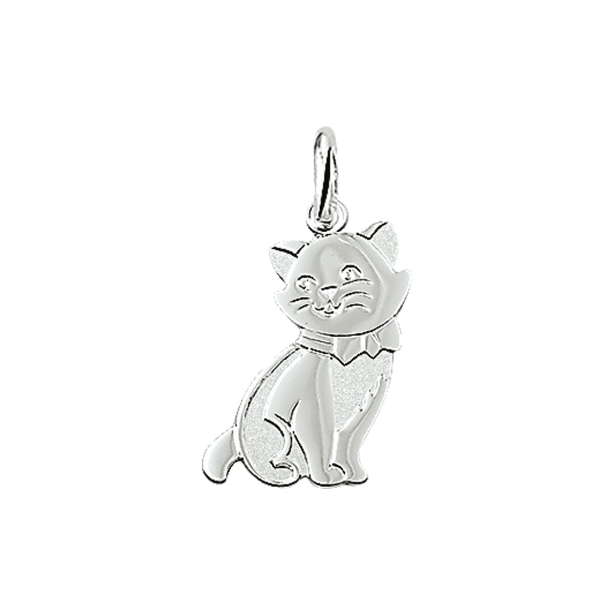 zilver hanger poes 1003706 - PansiteNederland.nl