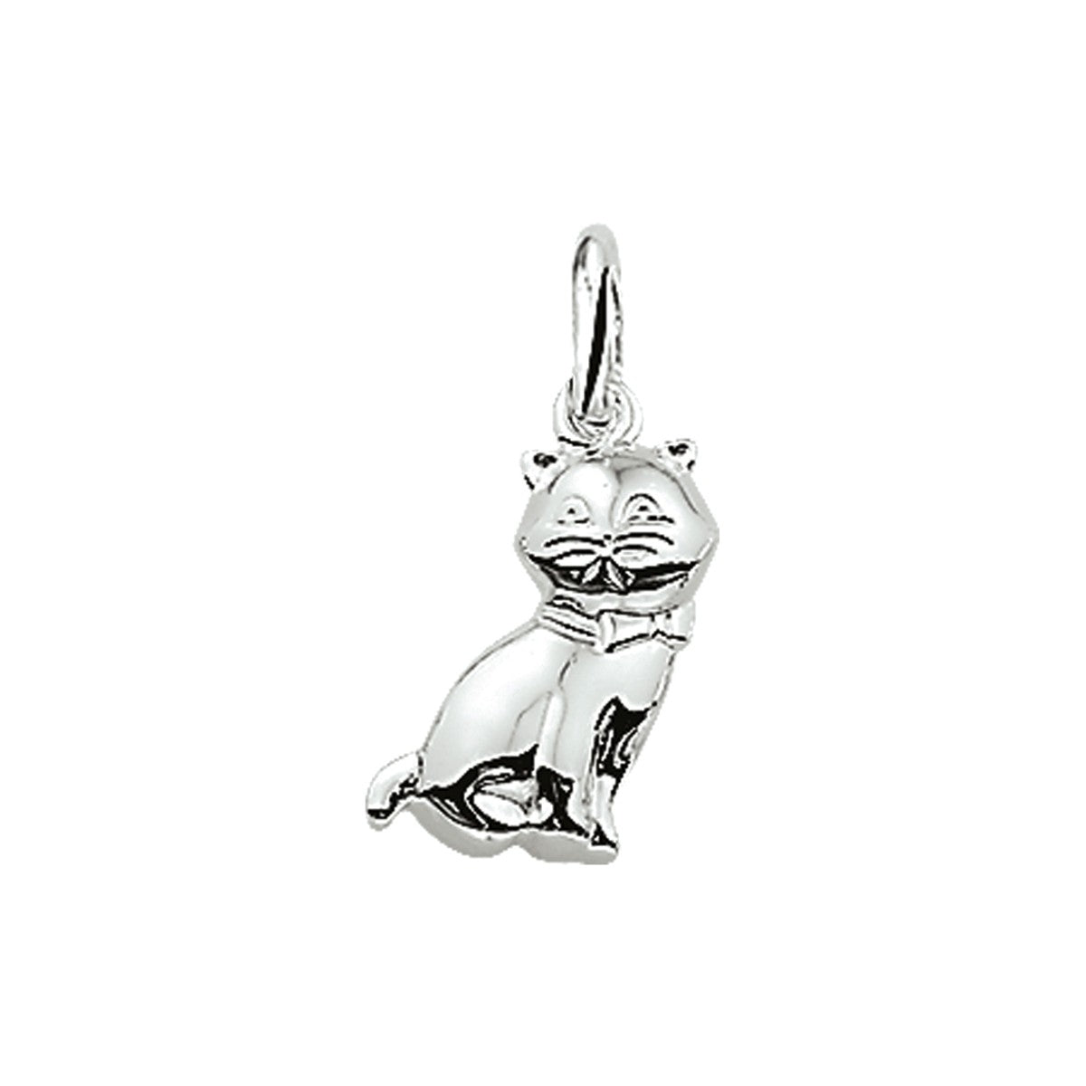 zilver hanger poes 1003711 - PansiteNederland.nl