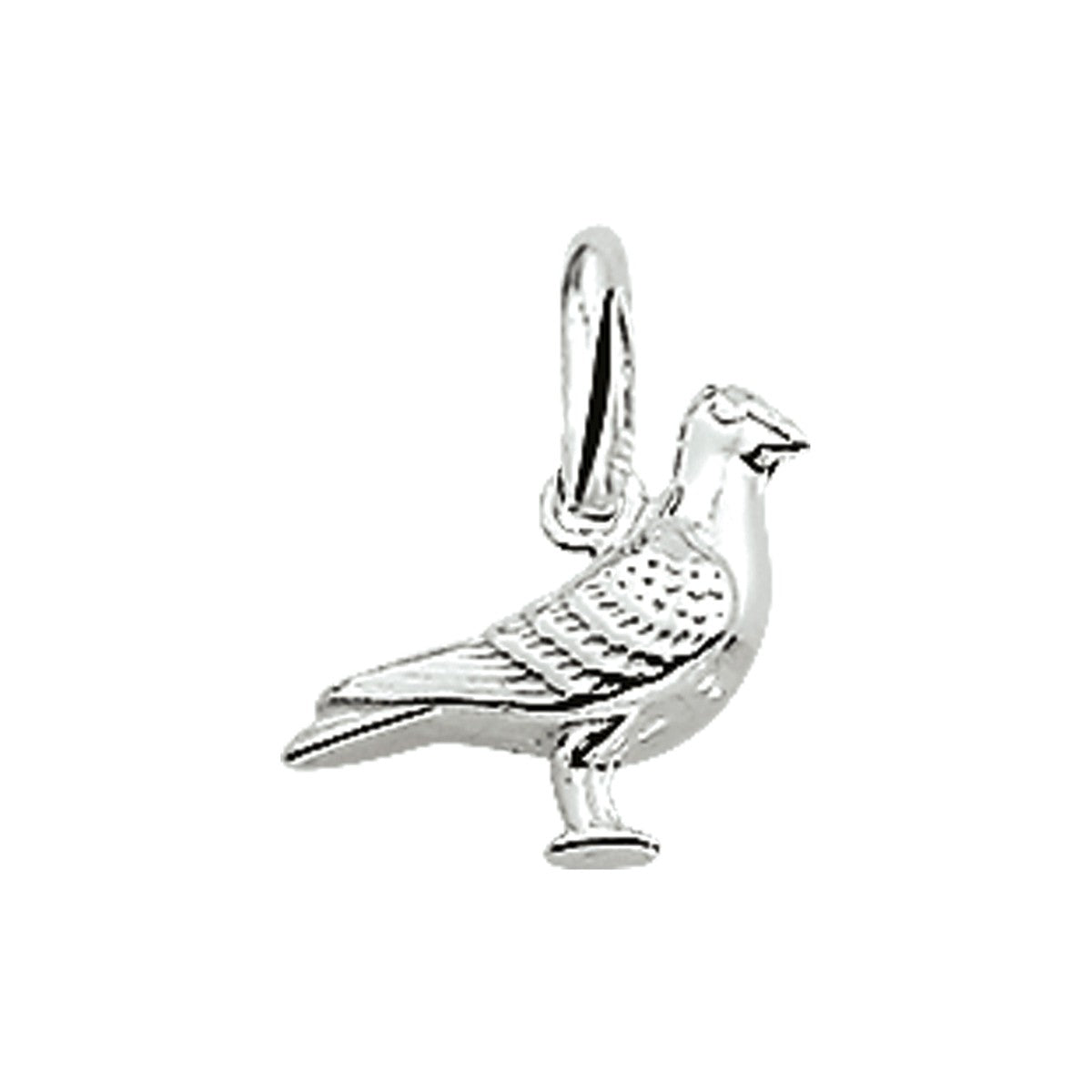 zilver hanger duif 1004061 - PansiteNederland.nl