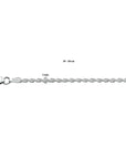 Zilver enkelbandje koord 2,0 mm 1004270 - PansiteNederland.nl