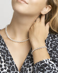 Zilveren Collier Jasseron 7 mm Met Groot Springslot 1004566 - PansiteNederland.nl