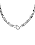 Zilveren Collier Jasseron 10 mm Met Groot Springslot 1004571 - PansiteNederland.nl