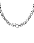 Zilveren Collier Jasseron 11 mm Met Groot Springslot 1004575 - PansiteNederland.nl