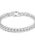 Zilver Wit Armband Vossestaart 6,5 mm Met Groot Springslot 1004582 - PansiteNederland.nl