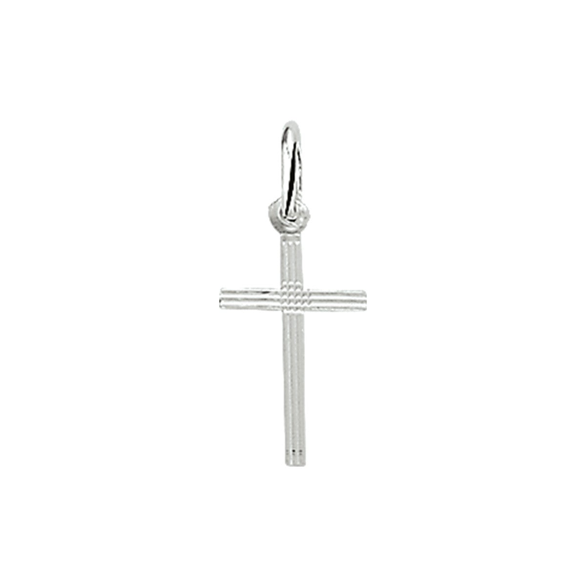 zilver hanger kruis gediamanteerd 1005108 - PansiteNederland.nl