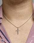 zilver hanger kruis en corpus 1005149 - PansiteNederland.nl