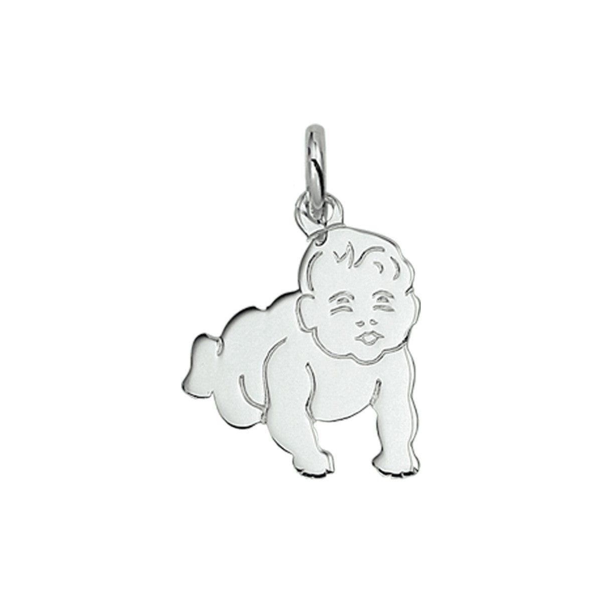 zilver hanger baby 1005226 - PansiteNederland.nl