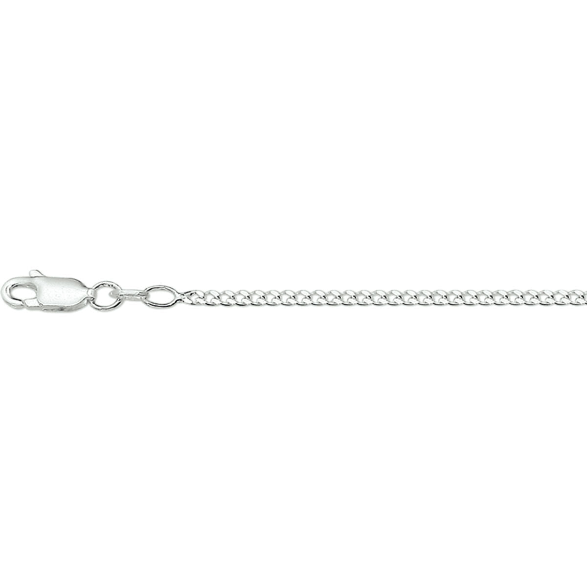 Zilveren collier gourmette 4-zijdes geslepen 2,0 mm 1005324, exclusief en kwalitatief hoogwaardig. Ontdek nu!