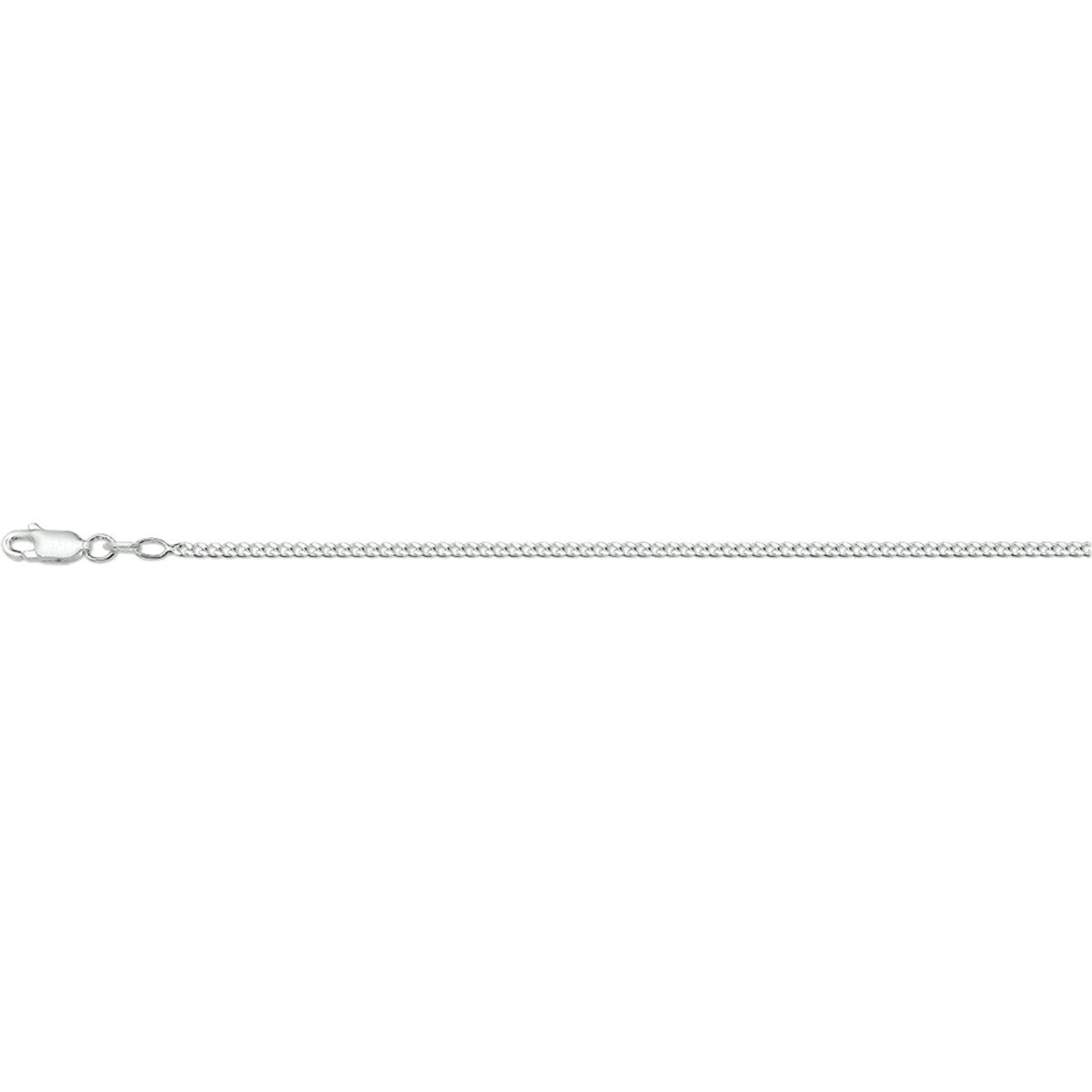 Zilveren collier gourmette 4-zijdes geslepen 2,0 mm 1005324 - PansiteNederland.nl
