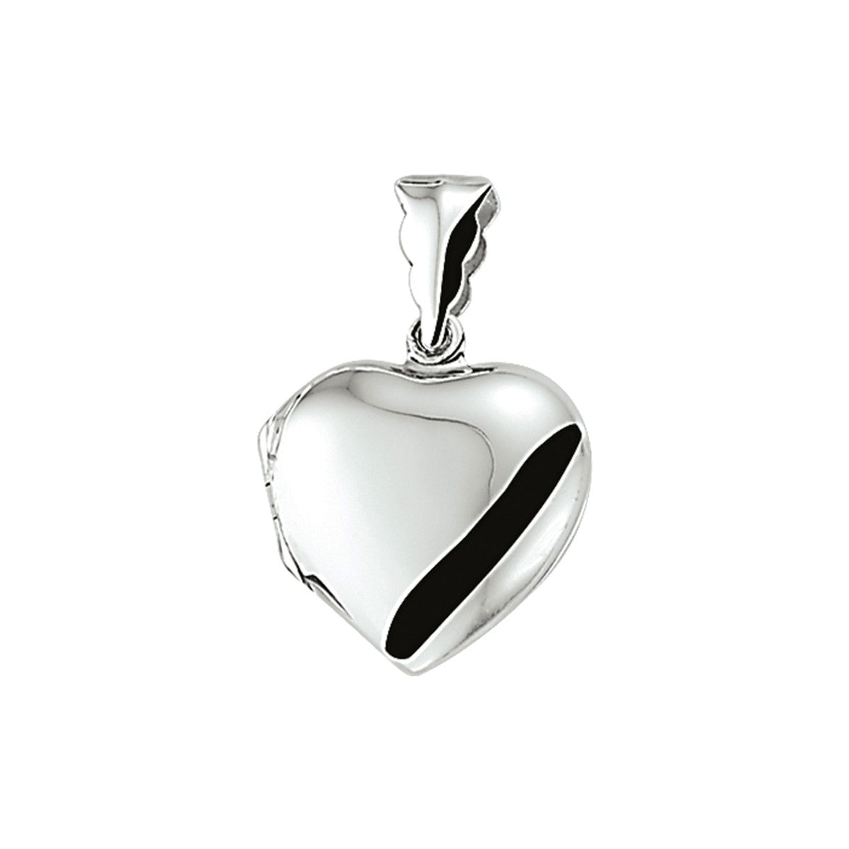 zilver medaillon hart 1005527 - PansiteNederland.nl