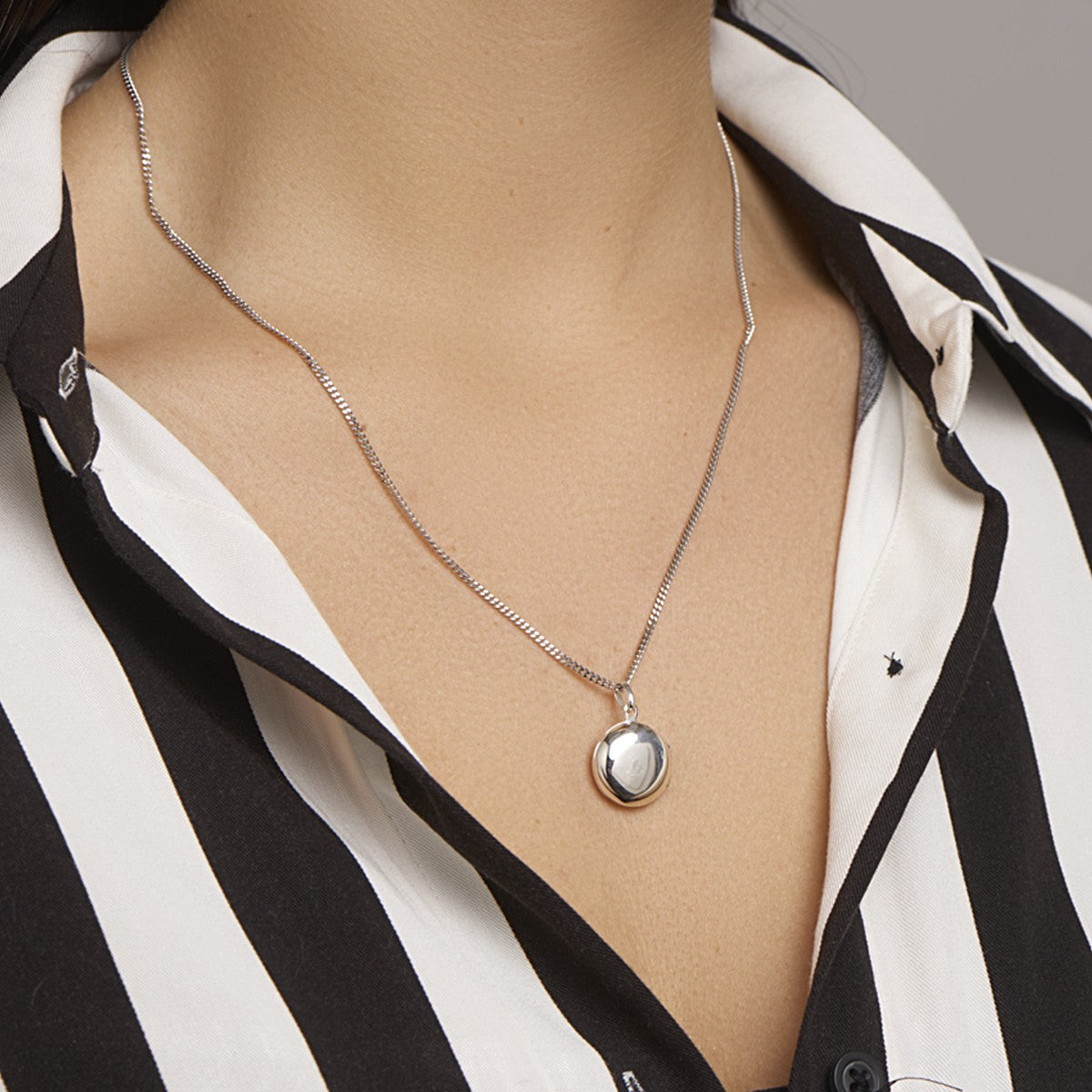 zilver medaillon 1005533 - PansiteNederland.nl