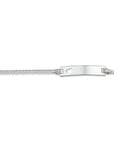 Zilver Graveerarmband Hart Gourmette Plaat 4,2 mm 1005602