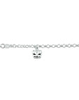 Zilver Wit Armband Diverse Bedels 15 Cm 1007752