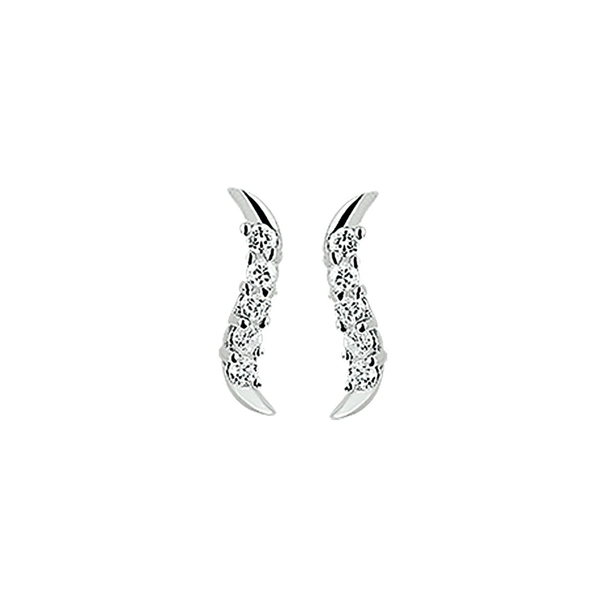 Zilver Oorknoppen Zirkonia 1008012 - PansiteNederland.nl