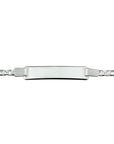 Zilver Wit Graveerarmband Valkenoog Plaat 6,0 Mm 1008811 - PansiteNederland.nl