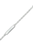 Zilver Wit Graveerarmband Valkenoog Plaat 6,0 Mm 1008811 - PansiteNederland.nl
