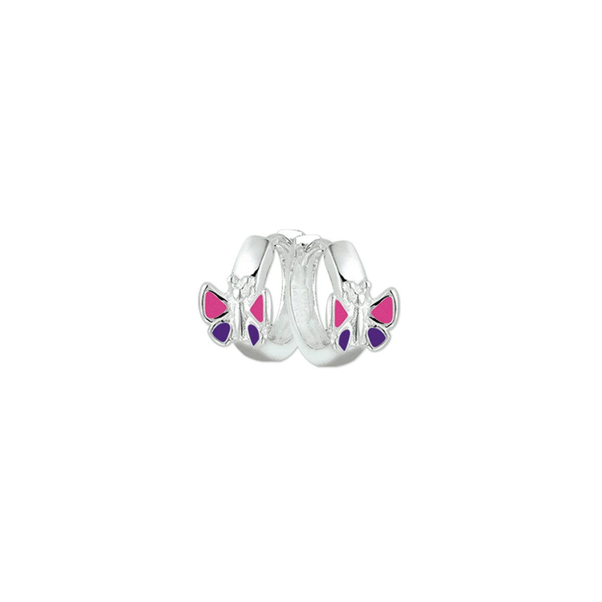 Zilver Klapoorringen Vlinder 1009679 - PansiteNederland.nl