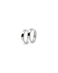 Zilver Klapoorringen 2 MM Vlak 1009796 - PansiteNederland.nl