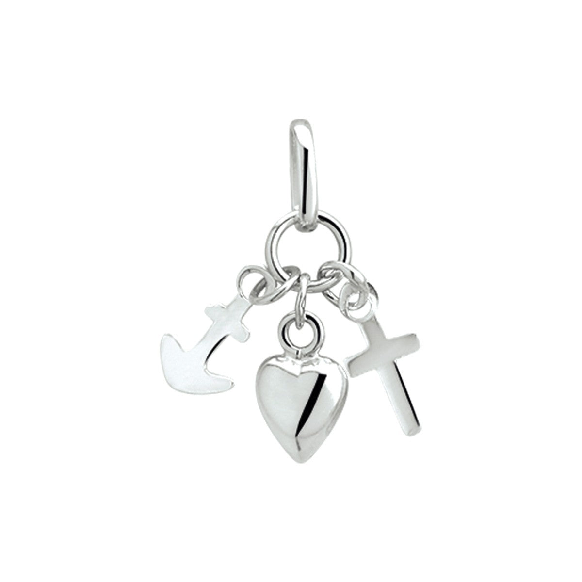zilver hanger geloof, hoop en liefde 1009951 - PansiteNederland.nl