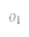 Zilver Klapoorringen Poli/Mat 1011469 - PansiteNederland.nl