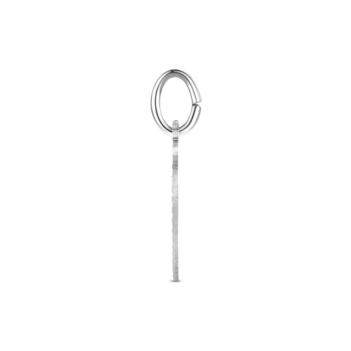 Zilveren gerhodineerde graveerhanger hartje 19 mm - 1341731 - PansiteNederland.nl