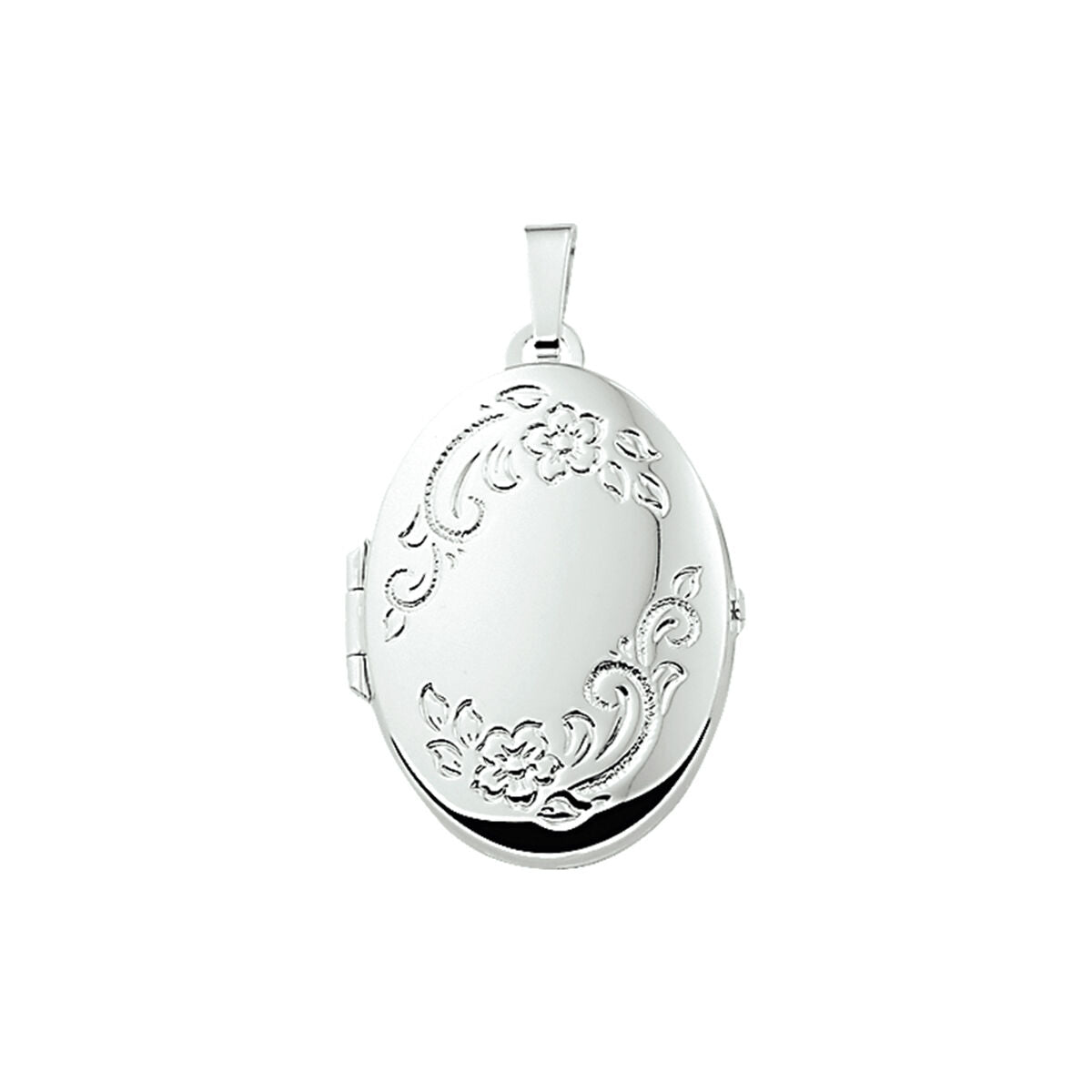 zilver medaillon gravure 1012038 - PansiteNederland.nl