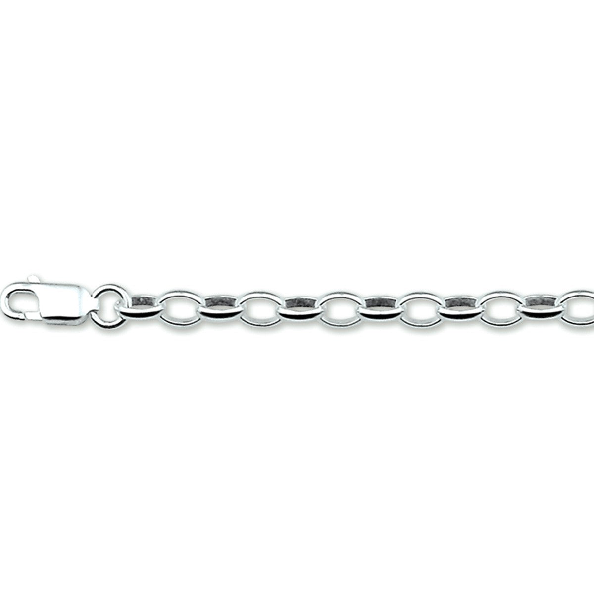 Zilver Wit Armband Jasseron 3,7 mm 1012242 - PansiteNederland.nl