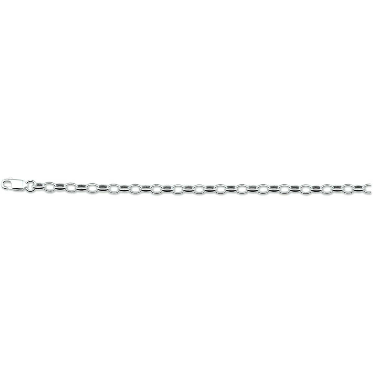 Zilver Wit Armband Jasseron 3,7 mm 1012242 - PansiteNederland.nl