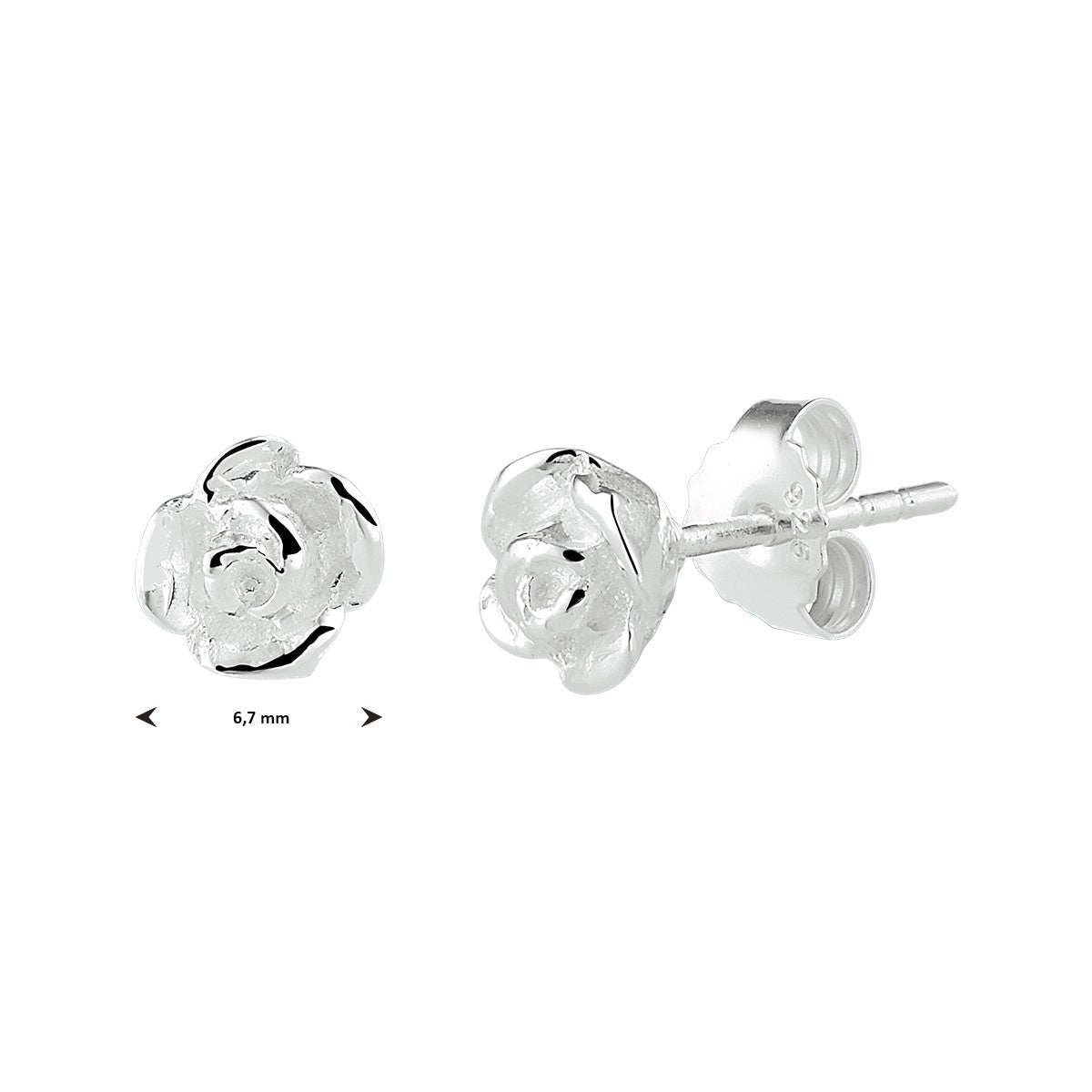 Zilver Oorknoppen 1013578 - PansiteNederland.nl