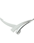 Zilveren collier tussenstuk poli/mat 42 + 3 cm 1013637 - PansiteNederland.nl