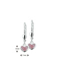 Zilver Oorhangers Hart Brisur Haak 1014268 - PansiteNederland.nl