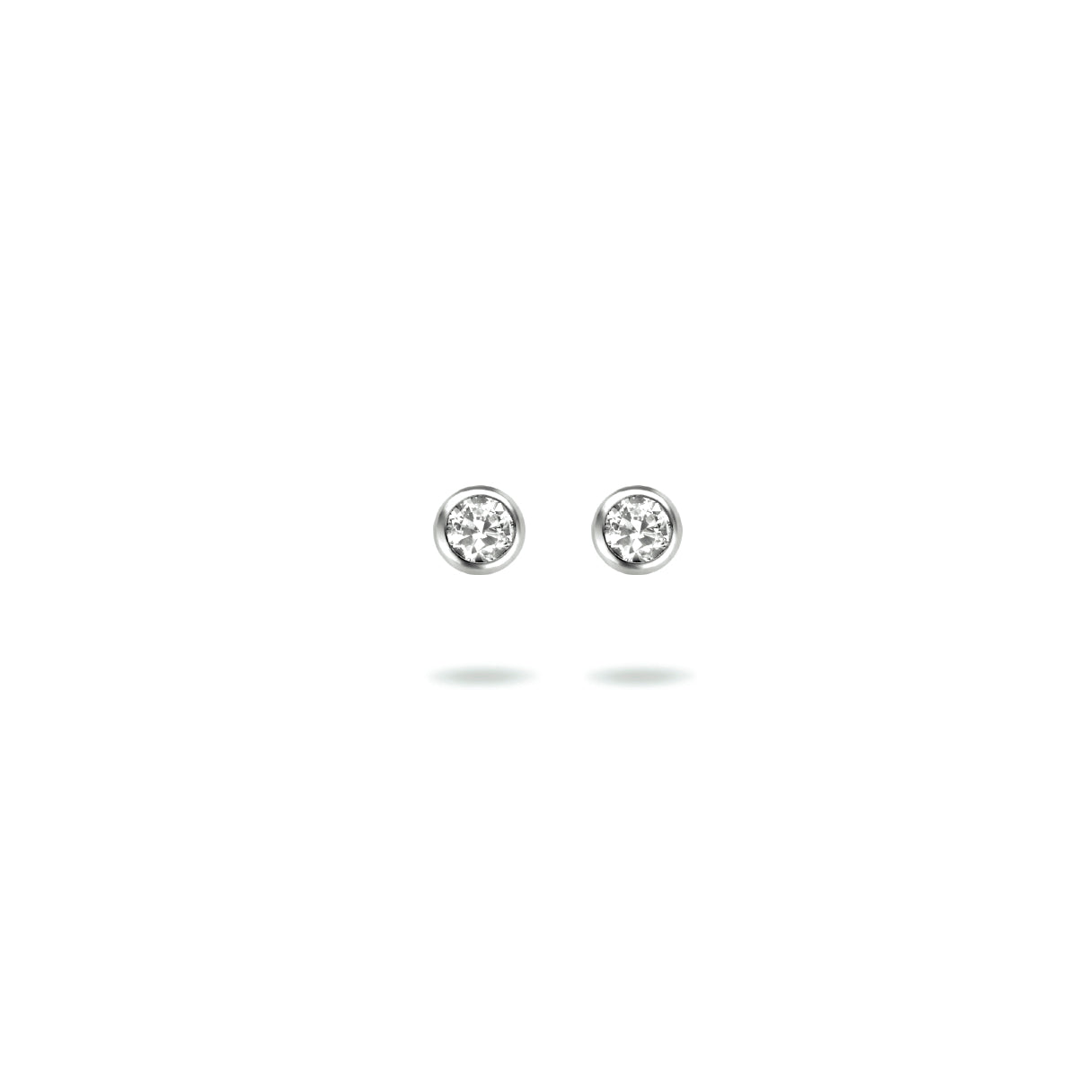 Oorknoppen zirkonia zetkast zilver 2 mm #Diameter steen (mm)_2