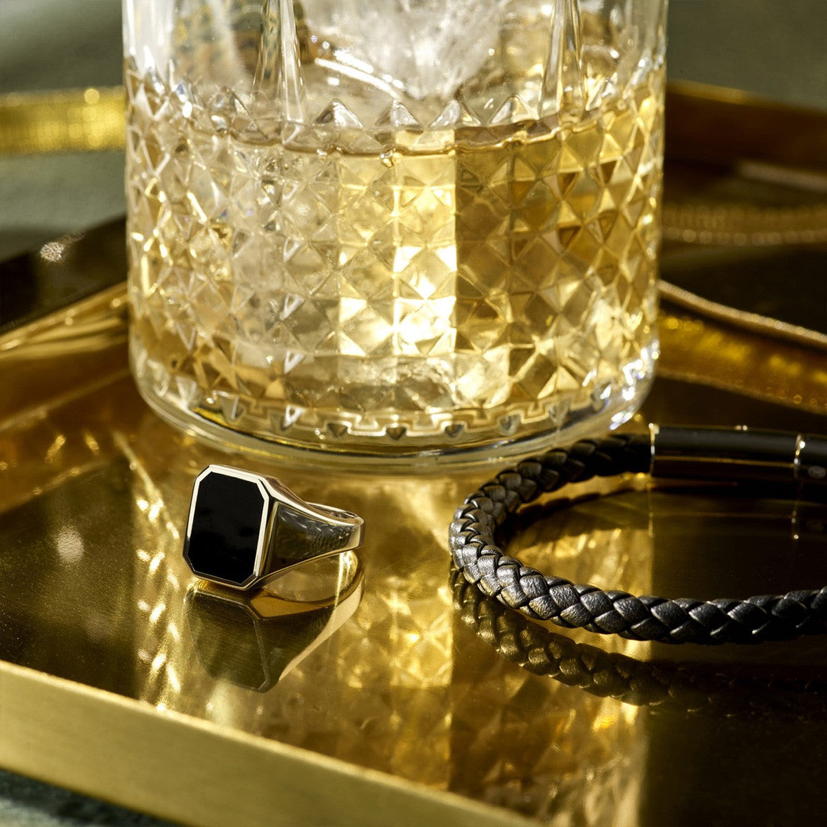 Zilveren Zegelring met onyx - PSN1014739