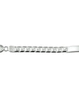 Zilveren graveerarmband gourmette plaat 8 mm 1014757