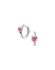 Zilver Klapoorringen Hart 1015168 - PansiteNederland.nl